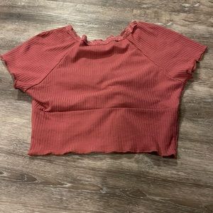 Pink-ish color crop top